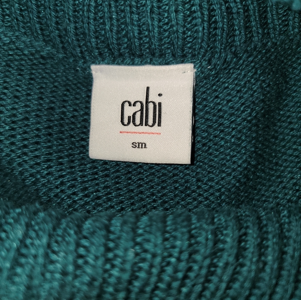 CAbi Style #3011 Sweater Size S Green - Picture 5 of 9